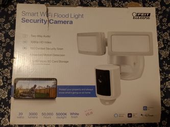 Smart WIFI flood light security camera