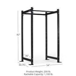 Titan Fitness Squat Rack & Weights Home Gym