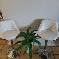 White Bar Stools 