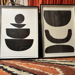 Glass Framed Wall Decor