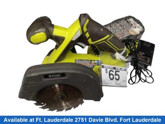 Ryobi P505 Green Cordless Circular Saw