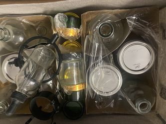 Glass jar set
