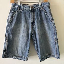 Levi Strauss Signature Carpenter Jean Shorts W30 Or Size S