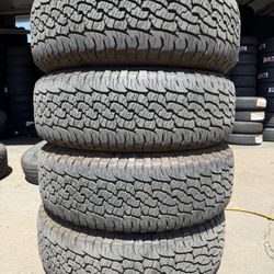 265/70/17 Vendo Set De Llantas Semi Nuevas Las 4