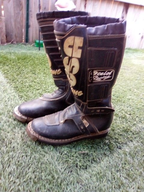 Size 10 Motorcycle Boots Ocelot