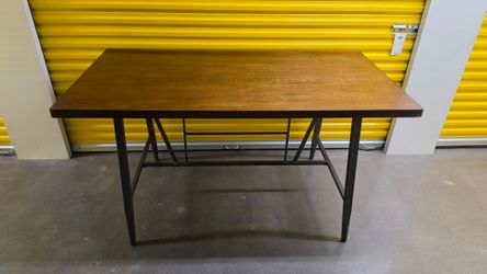 Large Wood/Metal Table