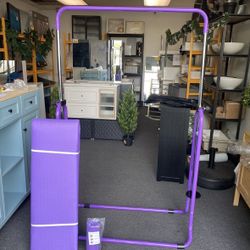 New Gymnastic Bar And Mat for Kids Adjustable Height Folding Training Monkey Bars