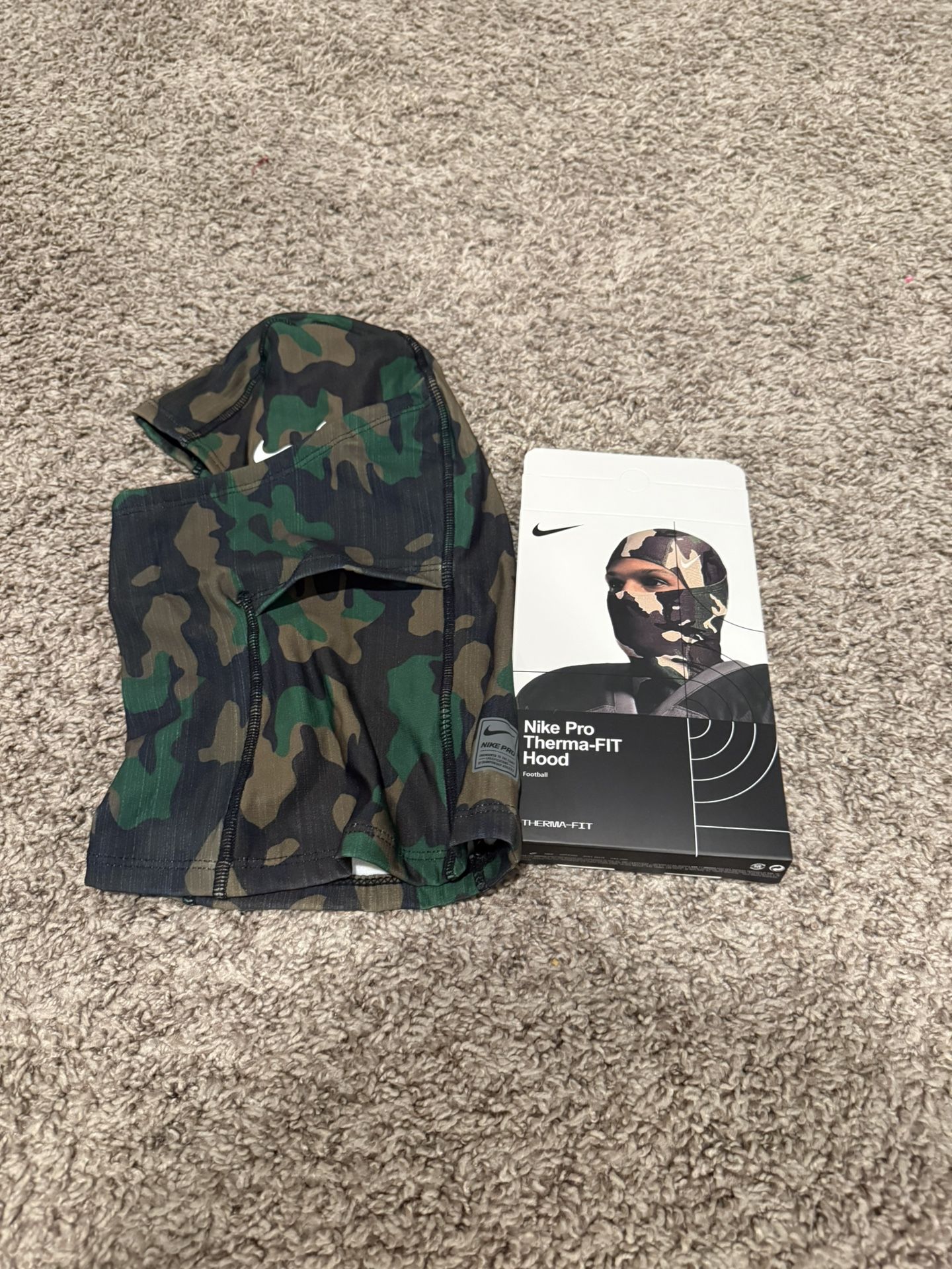 Green Camo Nike Ski Mask