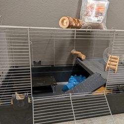Hamster/Guinea Pig Cage and Supplies 