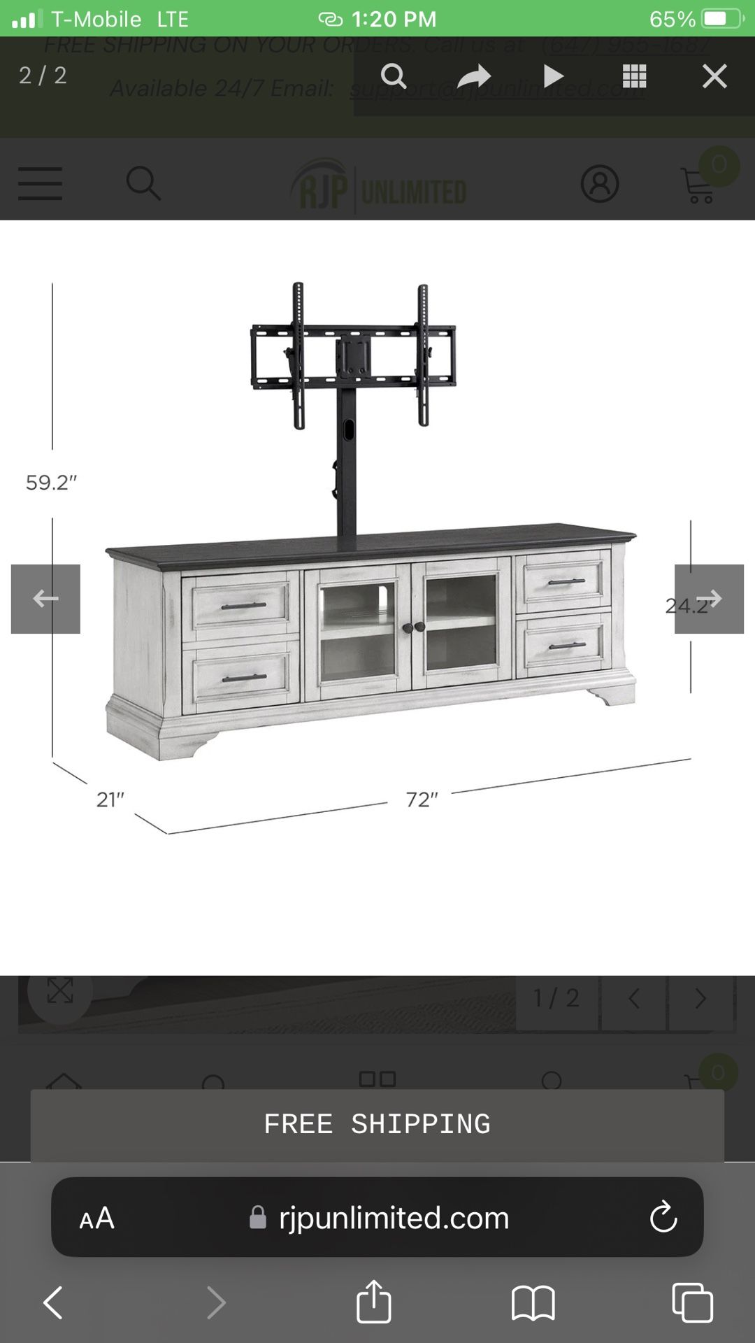 Ashlyn 3-In 1 TV Console