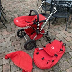baby bugaboo stroller cameleon Red Baby Infant 