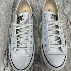 Converse Leather Platform Ladies 11