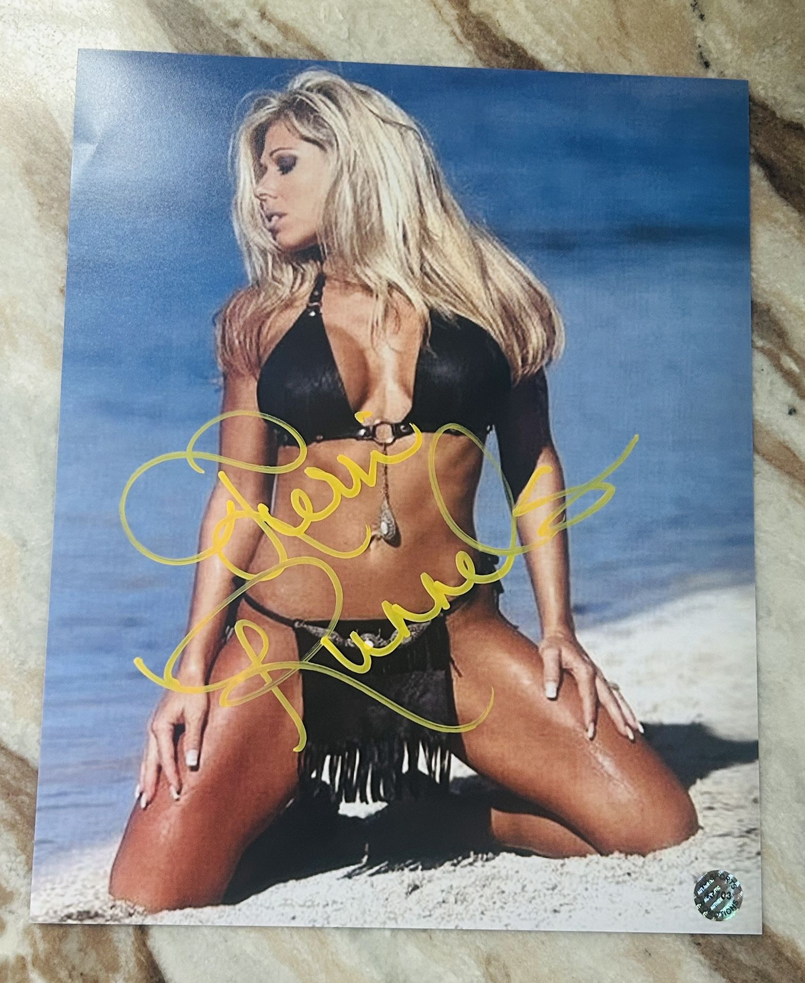 WWE TNA AEW ECW Terri Runnels Marlena Autographed 8x10 Photo Wrestling COA