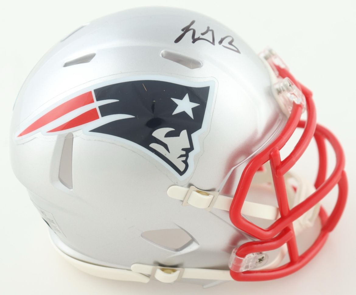 LeGarrette Blount Signed Patriots Speed Mini Helmet (Beckett)