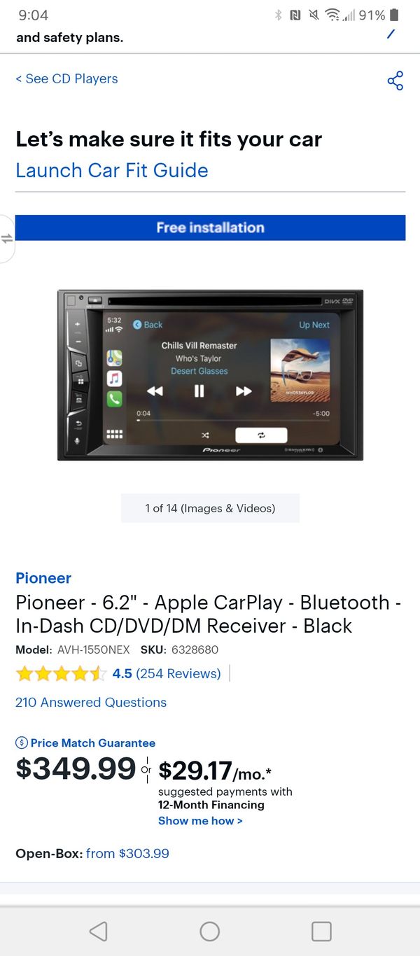 Pioneer avh 1500 nex 1 month new for Sale in Seattle, WA OfferUp