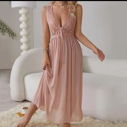 Sexy Lingerie Woman Sexy Lace Underwear Underwear Chiffon Mesh Nightdress Lace Dress High Waist V Neck Sexy Sleepwear Pajamas