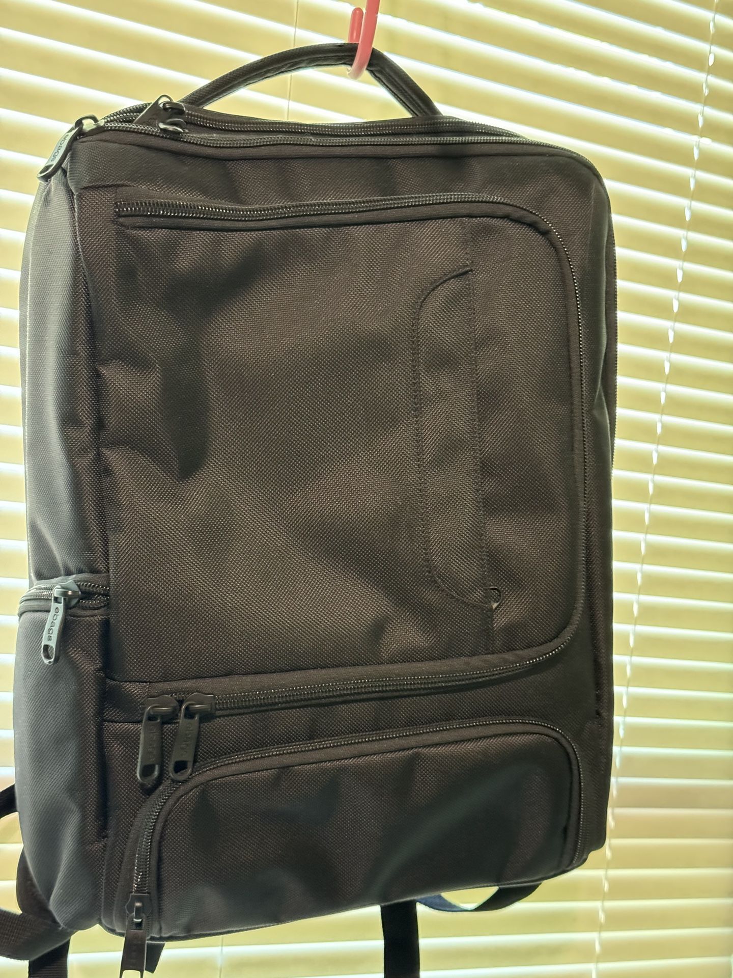 eBAGS Pro Slim Black Nylon Laptop BackPack