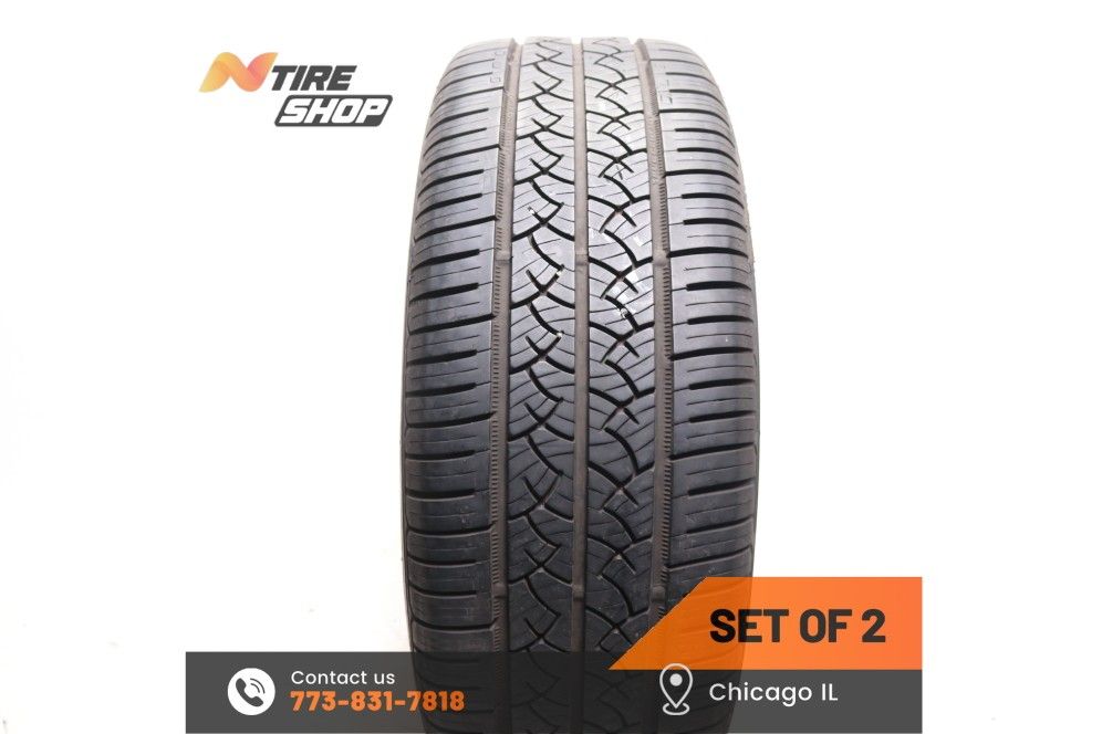 Set of 2 Used  7.5/32    235/55R19  101H  Continental  TrueContact Tour