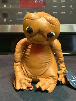 Vintage 1982 kamar ET the extra terrestrial stuffed toy, plush original tag