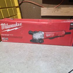 MILWAUKEE Electric Tool 6142-31 Milwaukee 4-1/2 11 Amp Small Angle Grinder Paddle, No Lock, 3.31" x 5.51" x 16.75"