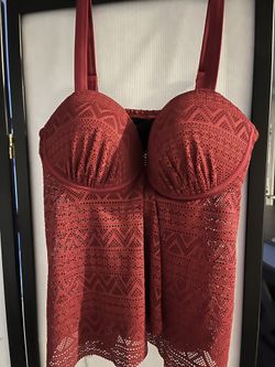 Womens Tankini Top only Size 10 Never worn