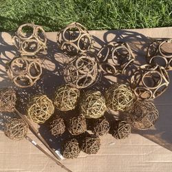 4”, 5”, 7” Vine Balls , Decorations , Home, Events , Holidays , Wedding