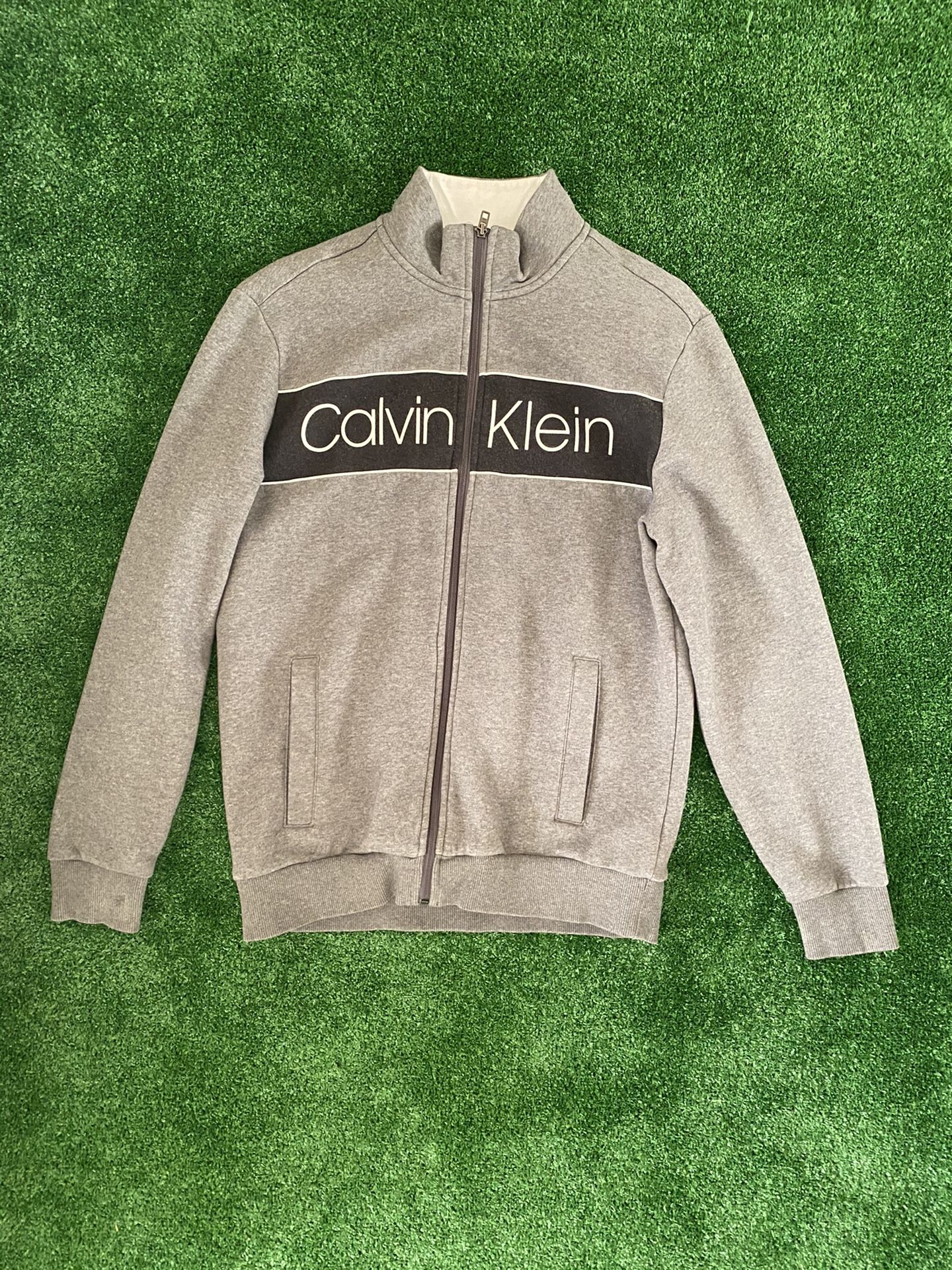 Calvin Klein Zip Up Sweater