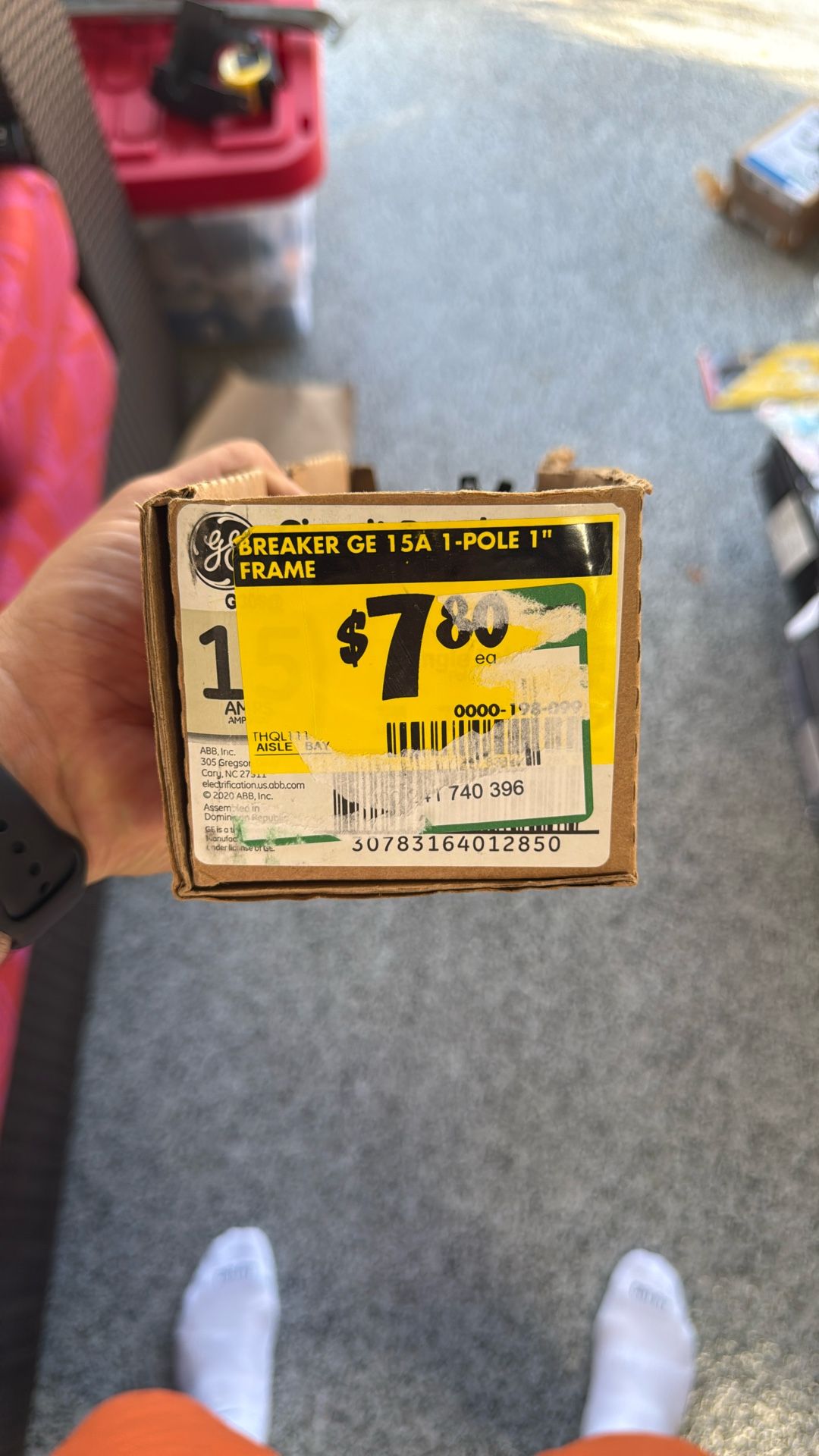 Breakers Ge 15 A 1-pole 1”