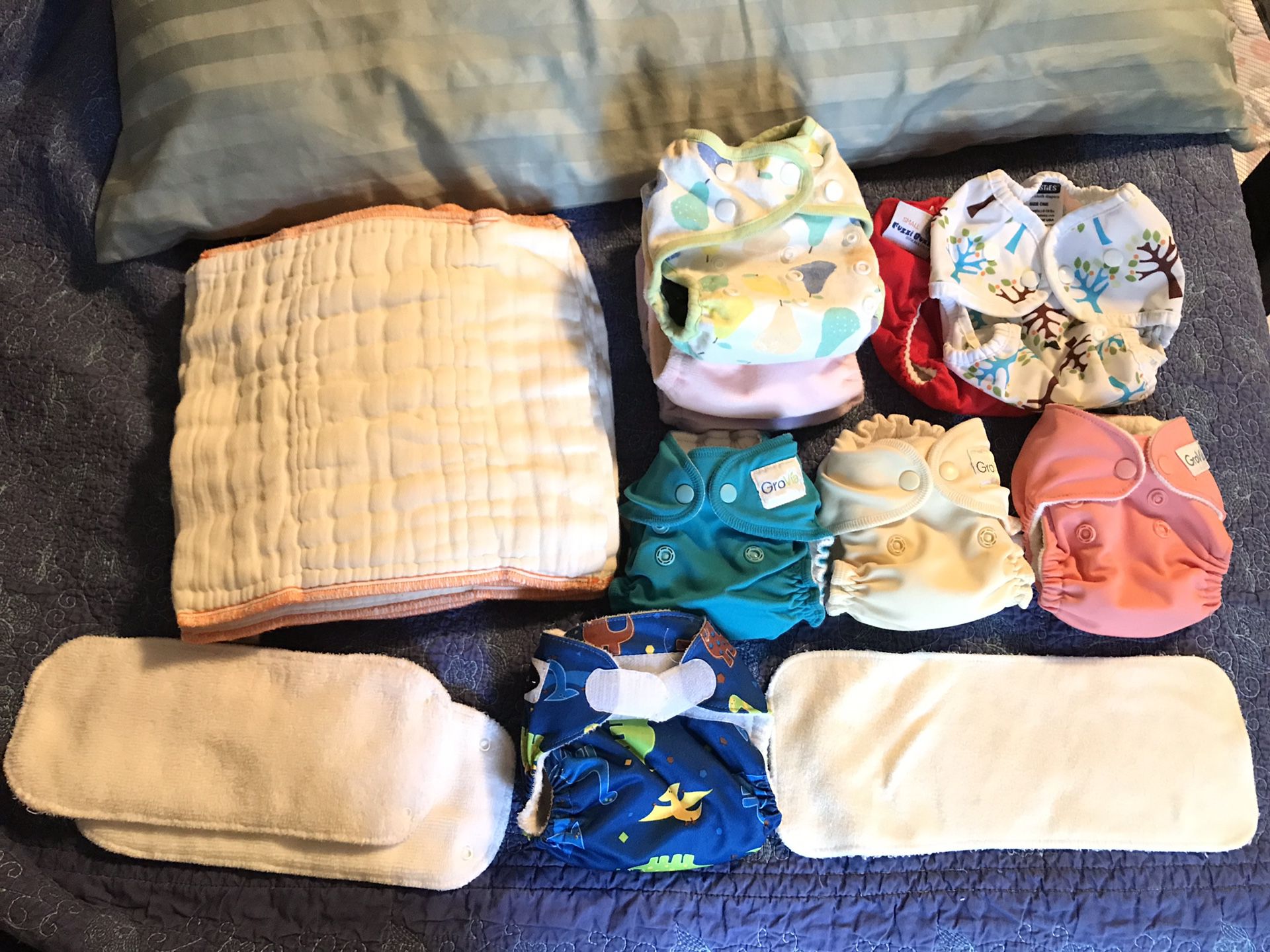 Newborn Cloth Diapers: GroVia, Thirsties, GMD