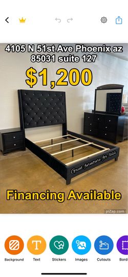 Queen size bedroom set brand new