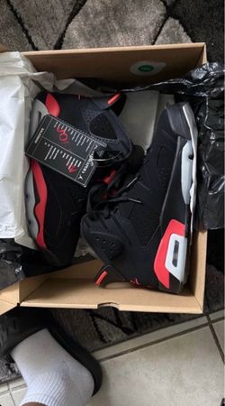 Air Jordan 6 Black Infrared Sneakers