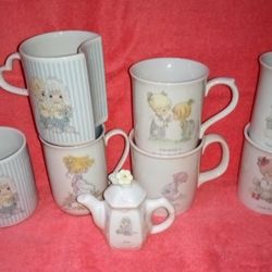 Lot Of PRECIOUS MOMENTS Coffee Cups & More