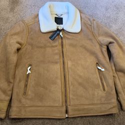 BLANKNYC Faux Shearling Coat Jacket Men’s Size XL