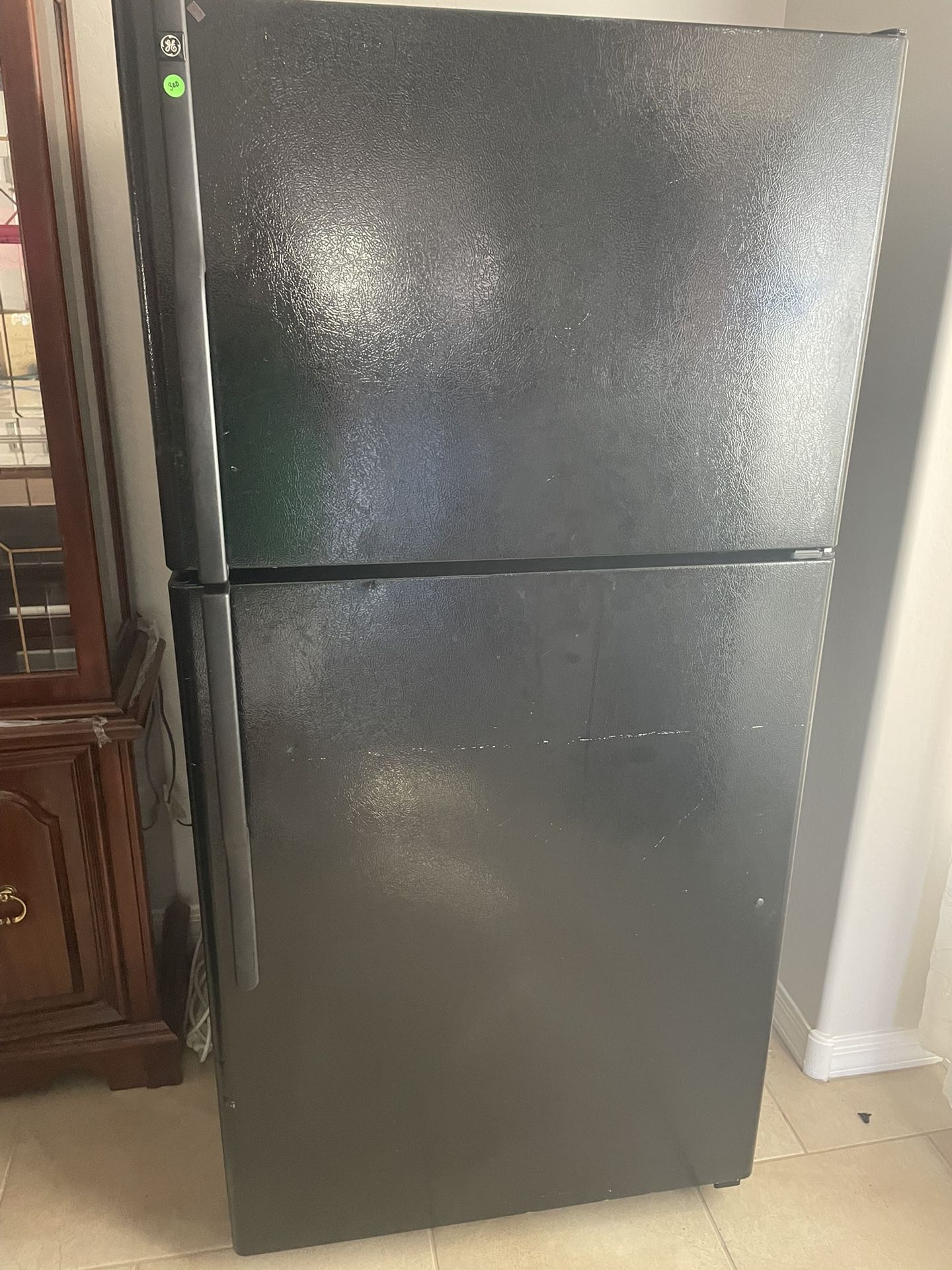 All black refrigerator