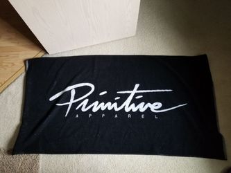 Primitive skateboards beach towel
