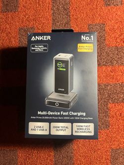 Anker Prime Power Bank 20000mAH 200W Portable  Battery Charging Base