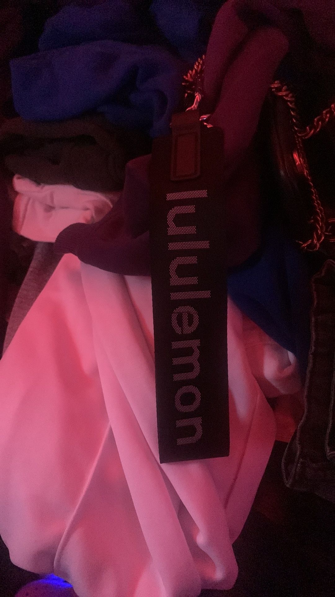 Lululemon keychain