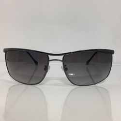 NIB Ermenegildo Zegna SZ3243 568 Gunmetal Wrap-around Sport Sunglasses 