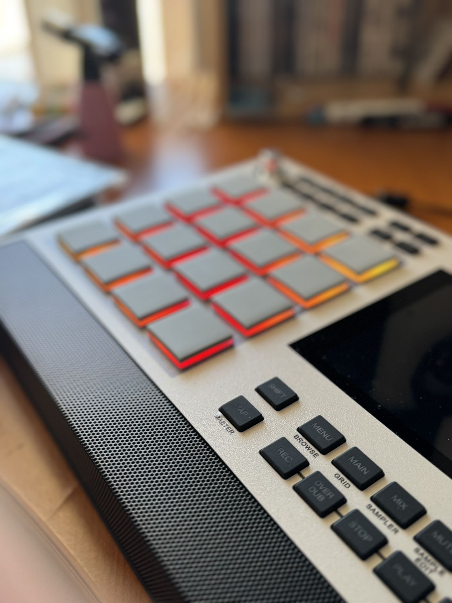 AKAI MPC Live 2 Retro Plus Custom Fat Pads And Sensors. Brand New