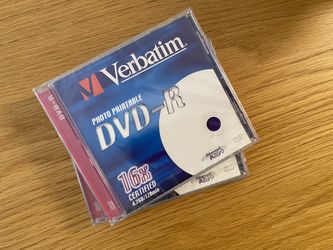Verbatim Photo Printable DVD-R Sealed X3