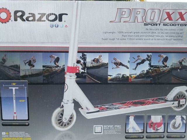 Razor pro XX sports scooter aluminum brand new ready for spring
