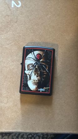 Spider Skull Zippo Lighter
