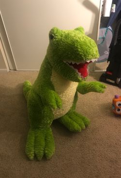 Giant plush dinosaur