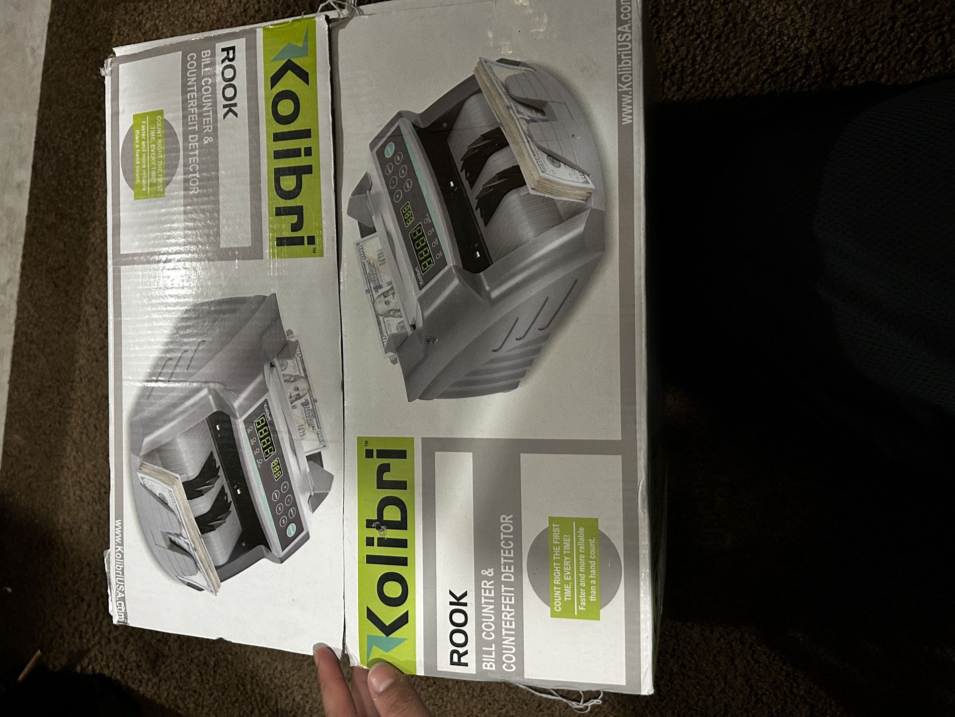 Kolibri ROOK BILL COUNTER & COUNTERFEIT DETECTOR