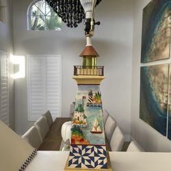 Jim Shore Lighthouse Table Lamp 