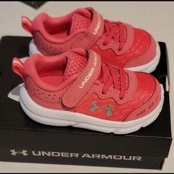 Infant/toddler girls under armour assert 10 shoes