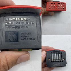 Nintendo 64 N64 Official OEM Brand Expansion Pak Pack AUTHENTIC Tested 