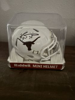 Ricky Williams Signed Texas Longhorns Speed Mini Helmet