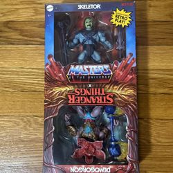 MOTU Origins Skeletor x Stranger Things Demogorgon 2 Pack Mattel