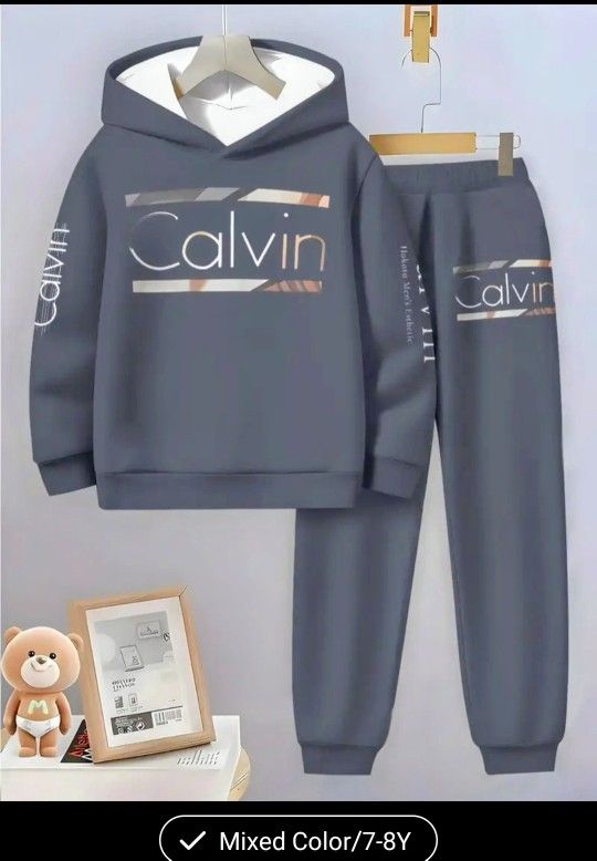 Brand New Boys 2pcs Hoodie Set 